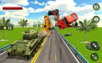 Real Tank Fighting Traffic Riding 3D Screen Shot 2