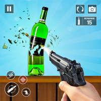 बॉटल शूटिंग गेम - Gun Games