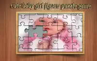 Cute Baby Girl Jigsaw Puzzle Game Screen Shot 2