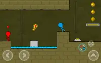 Red and Blue Stickman : Animation Parkour Screen Shot 17