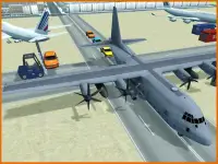Vol avion 3D: avion volant Screen Shot 1
