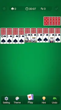 Spider Solitaire Screen Shot 0