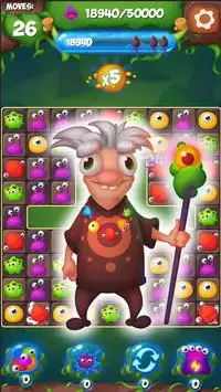 Merge Monsters - Free Match 3 Puzzle Game Screen Shot 3
