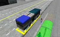 3D เมืองขับรถ - ที่จอดรถบัส Screen Shot 2
