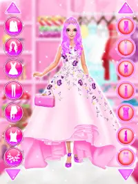 👸 Pink Princess 👗 Dress Up : Games For Girls Screen Shot 3