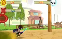 Ninja Girl vs Zombies Samurai Screen Shot 0