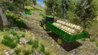 Simulador de agricultura de aldeia 2018: trator ag Screen Shot 7