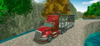 जंगली पशु ट्रक सिम्युलेटर: पशु परिवहन खेल Screen Shot 10