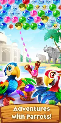 Bubble Parrots: Bubble shooter Screen Shot 4