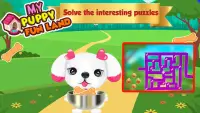 My puppy funland: juegos de salón de cuidado de ma Screen Shot 1