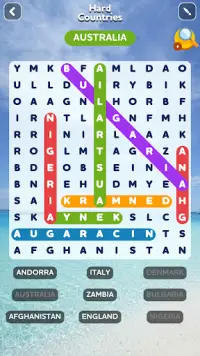 단어 검색 - Word Search Quest Screen Shot 1