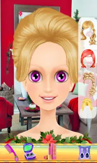 Christmas Dressup dla Sweet Princess Screen Shot 1