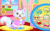 Cute Kitty Cat Care - Kitty Daily Activities Game Screen Shot 0