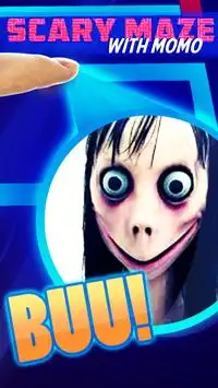 Страшный лабиринт с MOMO Screen Shot 1