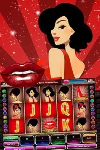 Lady in Red Slots - FREE SLOT Screen Shot 1