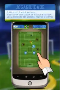 Futebol de Botão Screen Shot 1