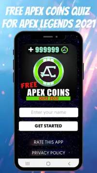 Free Apex Coins Quiz for Apex Legends 2021 Screen Shot 0