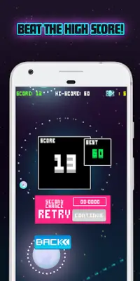 Planet Jump - Spaceship Arcade Game Screen Shot 0