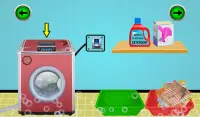 Little Laundry Service : Cloth Washing Game Screen Shot 2