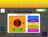 Devour.io ⭕️ Agar Cellule En Sfere di Colore Screen Shot 1