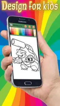 Coloring joy for Pokem Fans Screen Shot 2