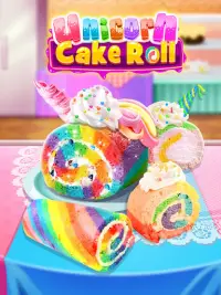 Unicorn Cake Roll - Unicorn Food Maker Screen Shot 7
