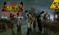 3D zombie sniper shooting game Screen Shot 0