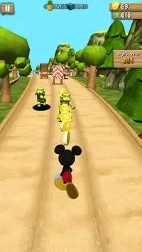 Jungle Mickey Dash Mouse Screen Shot 2