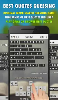 Best Quotes Guessing Game PRO Screen Shot 0