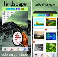 Landscape Pixel Art-Color By Number 2021 Screen Shot 4