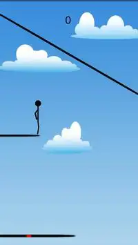 Stickman Zipline Hero Screen Shot 2