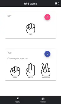 Rock Paper Scissors - RPS Game Screen Shot 0