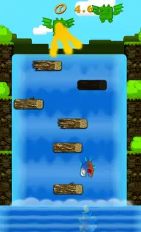 CubeMon Waterfall Jump Screen Shot 2