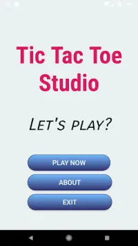 Tic Tac Toe Studio Screen Shot 0
