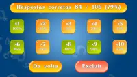 Tabela de multiplicação para crianças. Treinamento Screen Shot 6