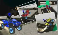 Quad ATV Снег Mobile Rider Sim Screen Shot 3