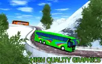 Offroad Snow Bus Driving Tourist Transport Screen Shot 1