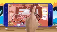 रंग बाइक राजकुमारी खेल - लड़कियों और लड़कों Screen Shot 1