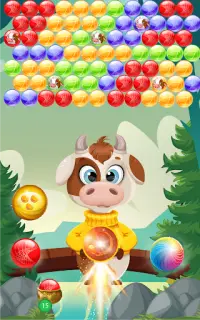 Cow Rescue Bubble Shooter-2021 Screen Shot 5