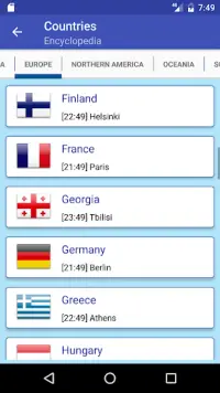 Countries of the world Screen Shot 1