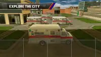 Ambulance 911: Top City Driver Screen Shot 1