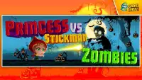 Princess vs Stickman Zombies Screen Shot 0