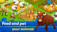 Big Farmer Town: Offline Games Screen Shot 2