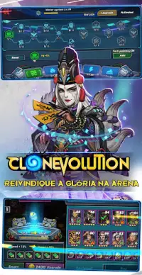 Clone Evolution: Batalha RPG Screen Shot 0