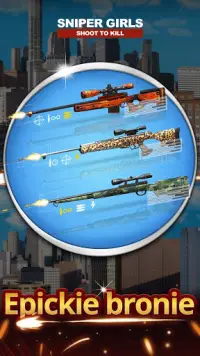 Sniper Girls - 3D Gun Shooting FPS Game Screen Shot 2