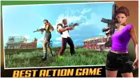 Royale jeux de tir: jeux pistolet guerre tribale Screen Shot 3