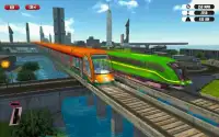 Racing In Train 2017: Fast Train Driving Simulator Screen Shot 0