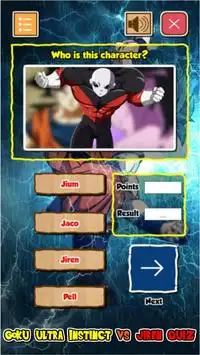 Goku Ultra Instinct Saiyan VS Jiren Quiz Screen Shot 3
