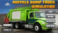 Recycle Dump Truck Simulator Screen Shot 0