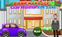 बैंक कैशियर रजिस्टर गेम - बैंक लर्निंग गेम Screen Shot 2